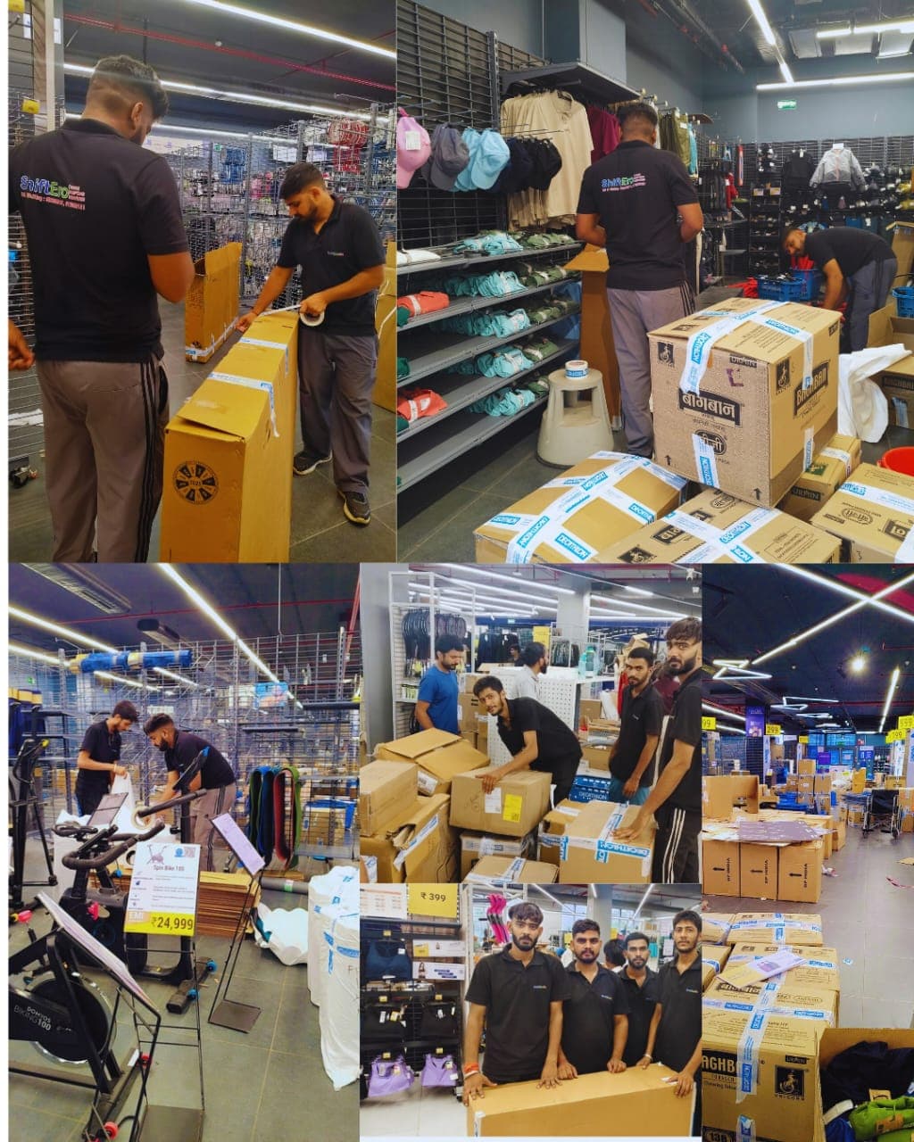 ShiftEro Ahmedabad Decathlon Packing and shifting