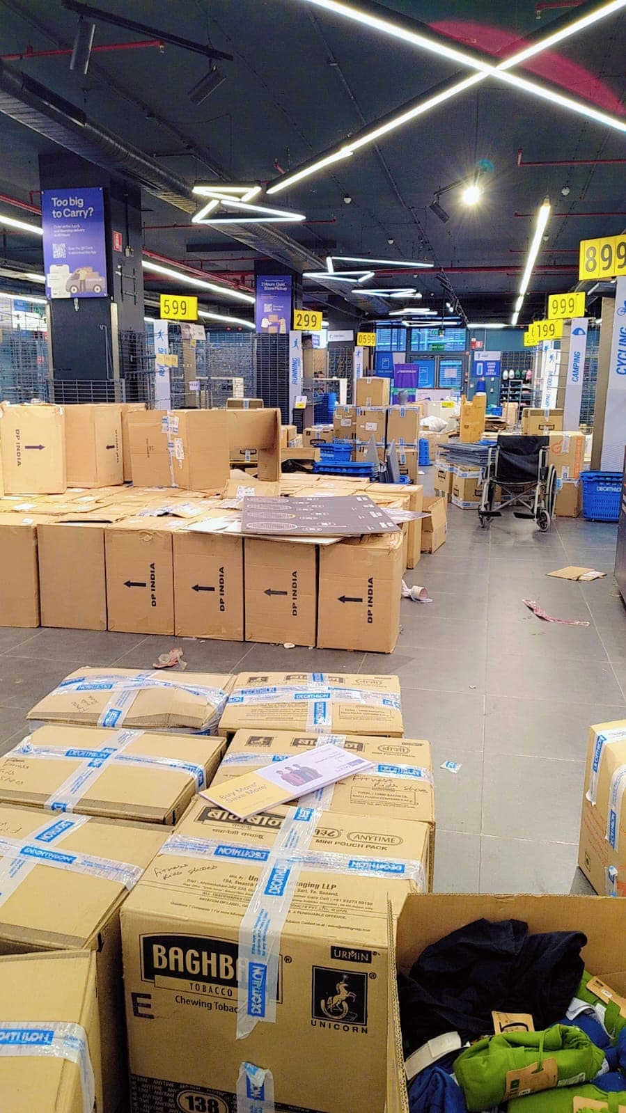 ShiftEro Ahmedabad Decathlon Packing and shifting