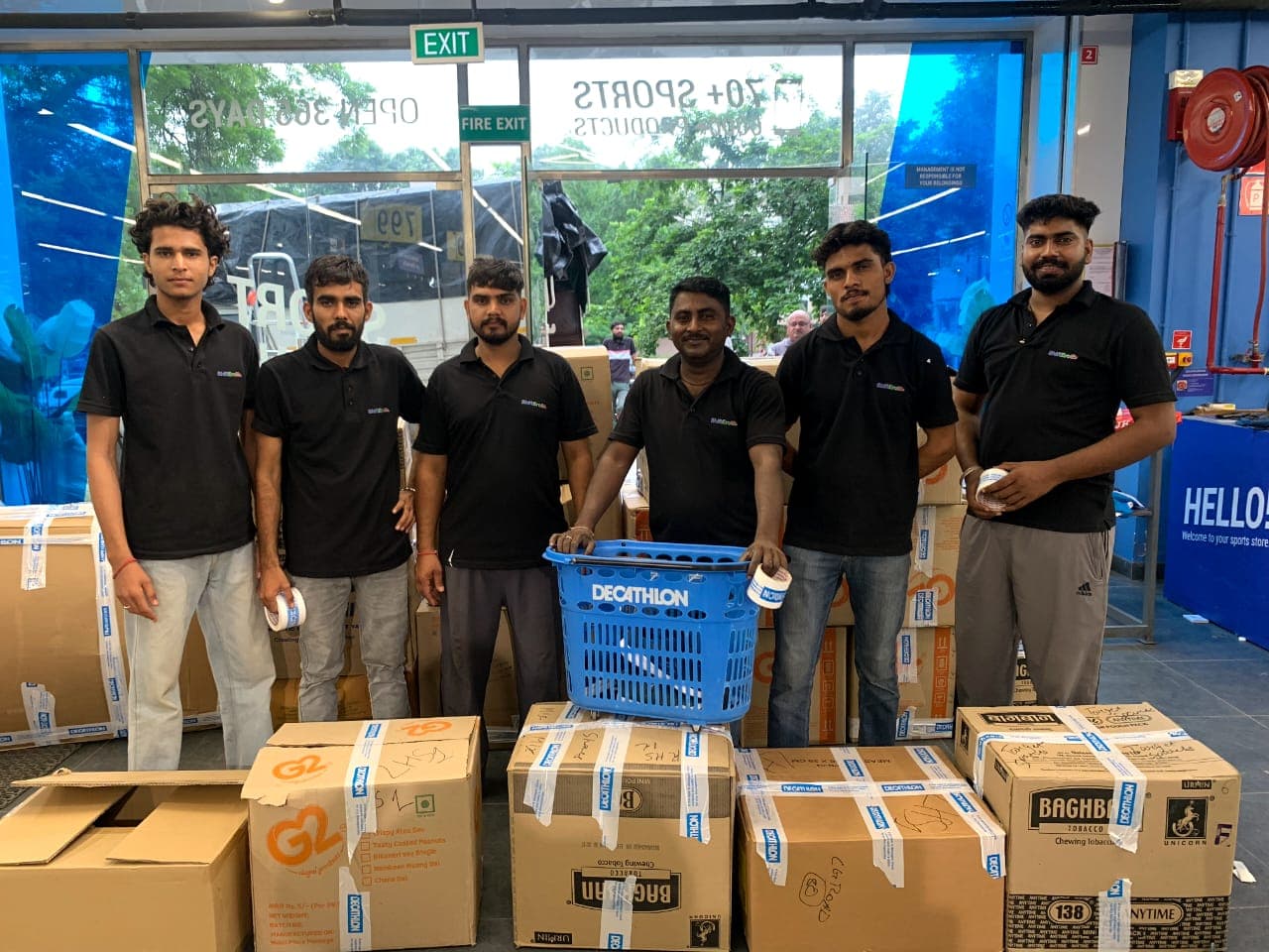 ShiftEro Ahmedabad Decathlon Packing and shifting