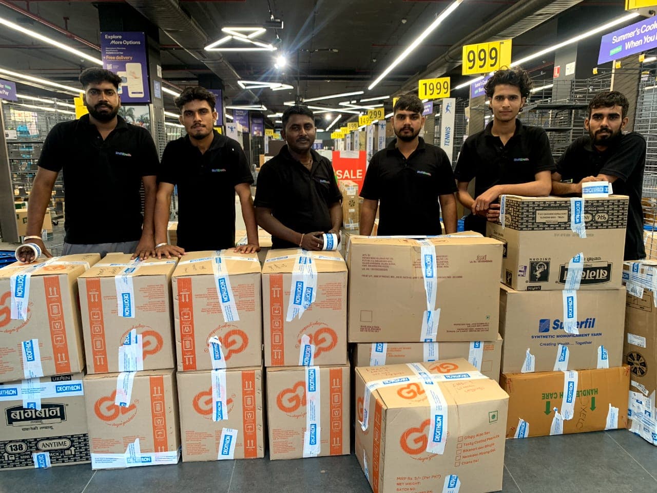 ShiftEro Ahmedabad Decathlon Packing and shifting