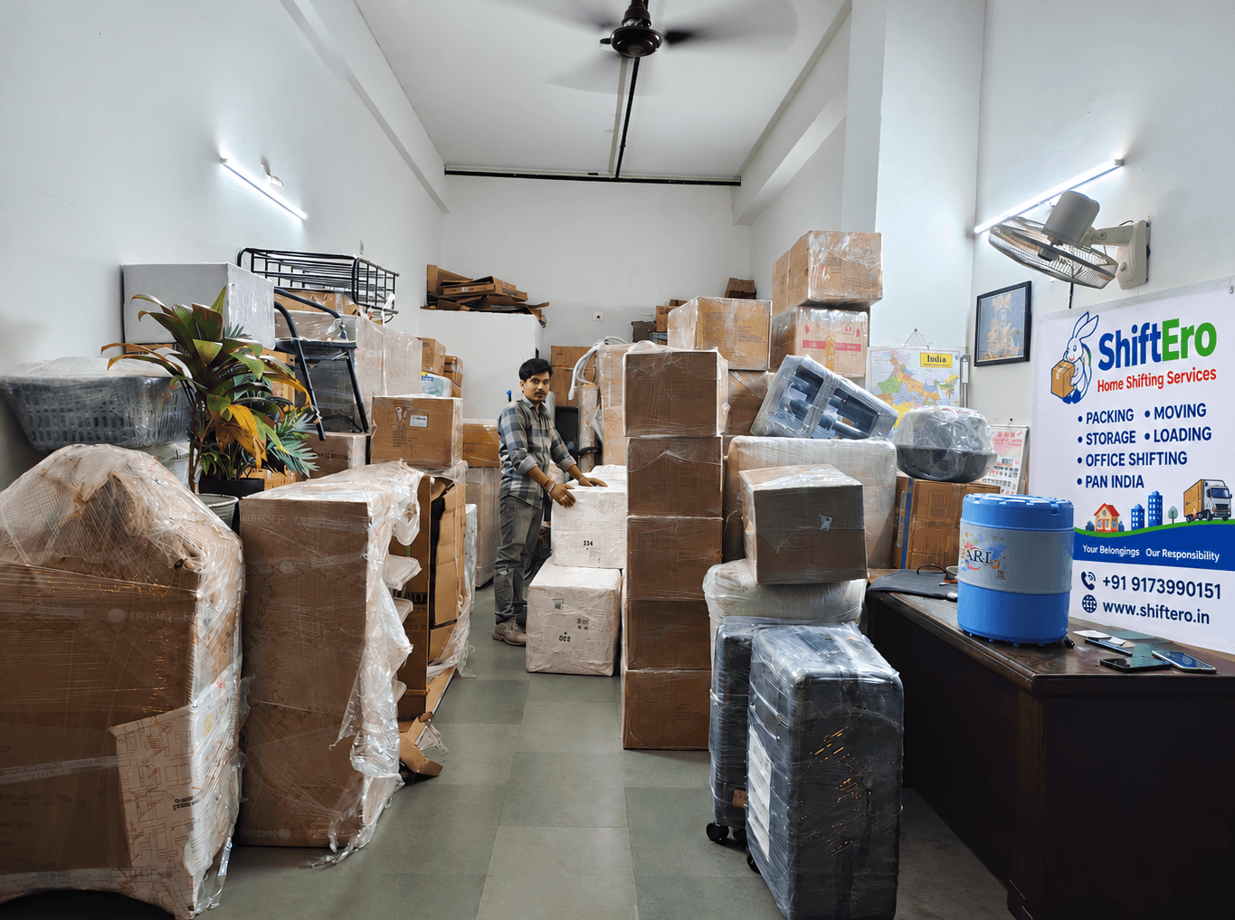 ShiftEro Ahmedabad Godown Storage