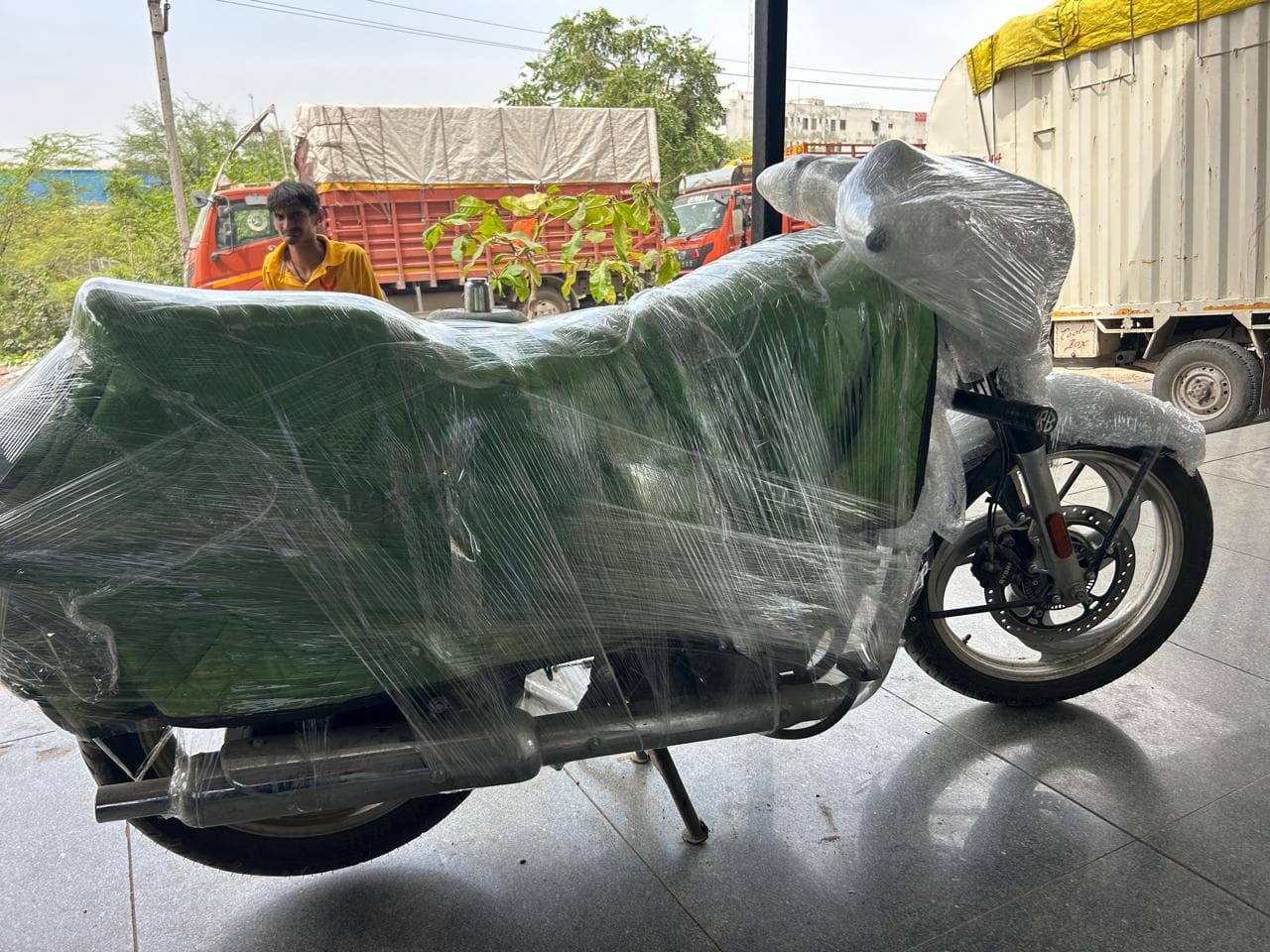 ShiftEro Ahmedabad to Secundrabad- Bike